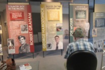 Dad in the WW2 exhibit
